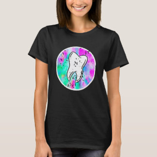 T-shirt Énergie de dent brillante Humour de dentiste drôle
