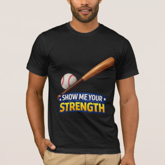 T-shirt Énergie de Joueur de Baseball – Vibrations de Jour