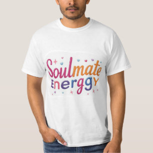 T-shirt Énergie de l'âme - Texte coloré Conception des T-s