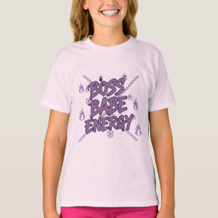 T-shirt Énergie de patronne – Tee-shirt blanc Power