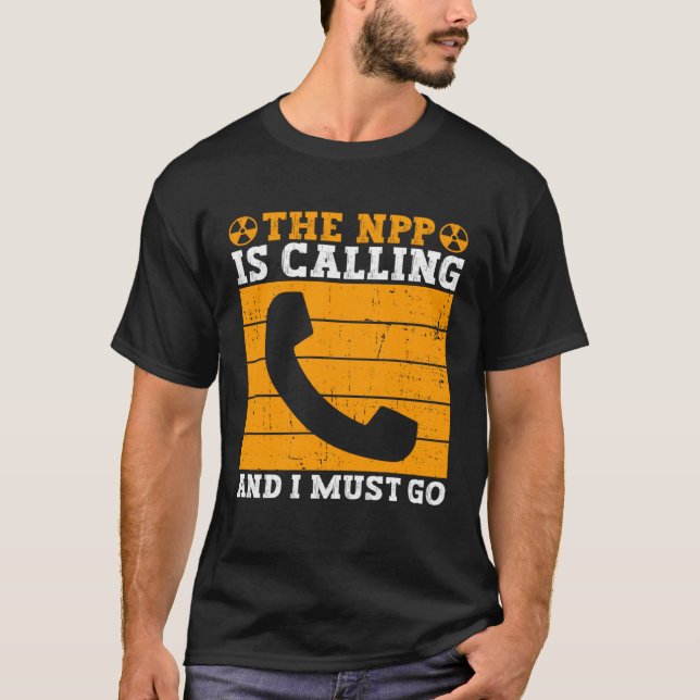 T-shirt Énergie Nucléaire Et Génie Nucléaire (Devant)