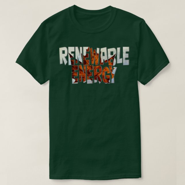 T-shirt Énergie renouvelable (Design devant)