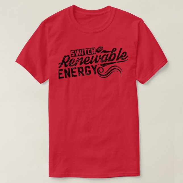 T-shirt Énergie renouvelable 1 (Design devant)