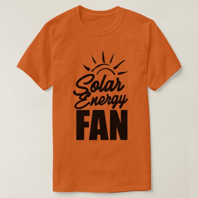 T-shirt énergie solaire 6 (Design devant)