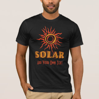 T-shirt Énergie solaire Changement climatique renouvelable
