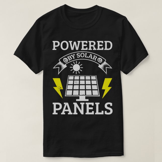 T-shirt Énergie solaire Énergies renouvelables (Design devant)