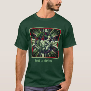 T-shirt Énergies de jardin de fleurs abstraites personnali
