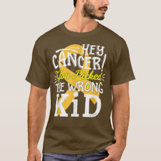 T-shirt Enfance Cancer Chemise Sensibilisation Survivant W