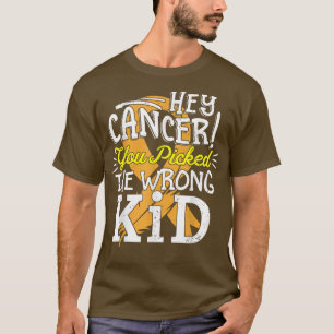 T-shirt Enfance Cancer Chemise Sensibilisation Survivant W