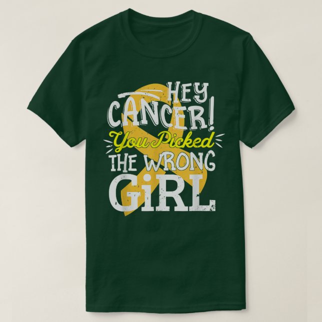 T-shirt Enfance Cancer Chemise Sensibilisation Survivant W (Design devant)
