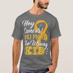 T-shirt Enfance Cancer Chemise Sensibilisation Survivant W
