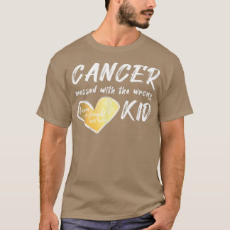 T-shirt Enfance Cancer mauvais enfant 1307