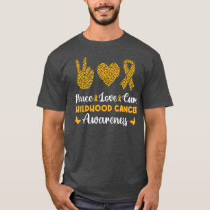 T-shirt Enfance Cancer Survivant Guerrier Soutien Pediatri