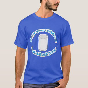 T-shirt Enfance Épopée Avec Le Lait Nostalgie Amusant Dire
