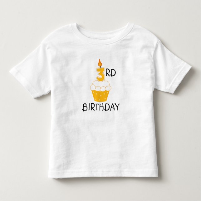 T-shirt enfant 3e anniversaire (Devant)