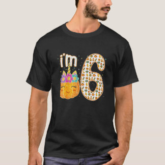 T-shirt Enfant 6E anniversaire Automne Citrouille Thème fê