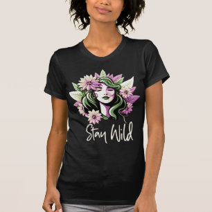 T-shirt enfant à fleurs sauvage