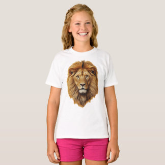 T-shirt enfant à manches courtes avec visage de li