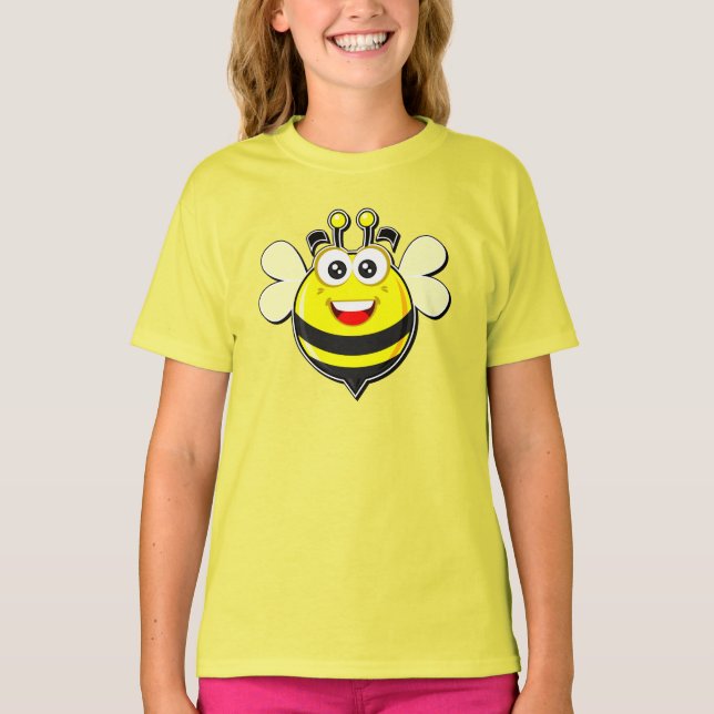 t-shirt enfant abeille mignonne (Devant)