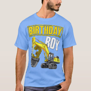 T-shirt Enfant Anniversaire Garçon 3e Véhicule 3 ans Const