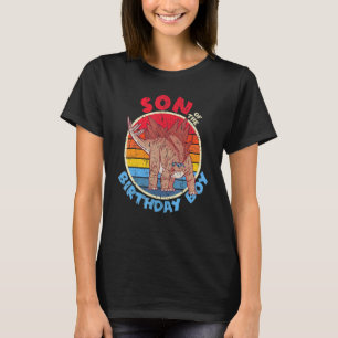 T-shirt Enfant Anniversaire I Fils I Stegosaurus I Famille