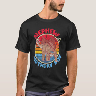 T-shirt Enfant Anniversaire I Nephew I Stegosaurus I Match