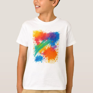 T-shirt enfant artistique coloré