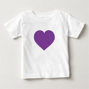 T-shirt enfant au coeur pourpre