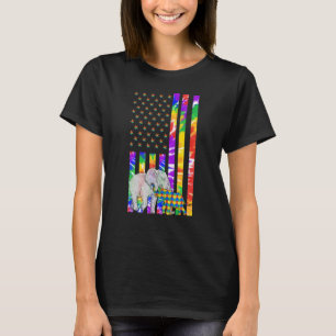 T-shirt Enfant autiste Éléphants de sensibilisation à l'au