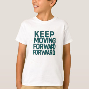 T-shirt enfant avec design audacieux "Continuez à