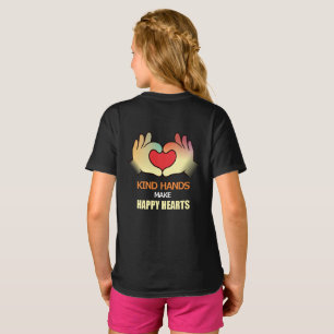 T-shirt enfant avec empreinte de main colorée et s
