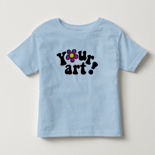 T-shirt enfant avec sa propre oeuvre d'art ! (Devant)