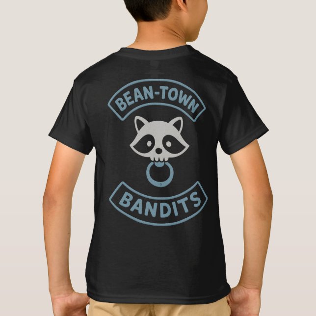 T-shirt enfant Bean-Town Bandits - Bleu (Dos)