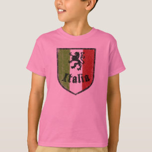 T-Shirt Enfant Blason Drapeau Italien