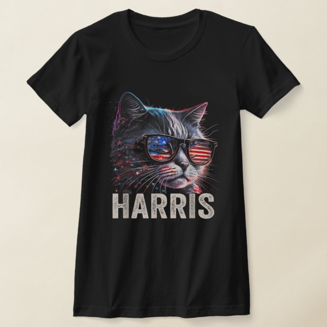 T-shirt Enfant Chat Lady, Harris 2024 (Poser)