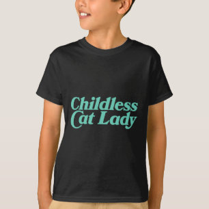 T-shirt Enfant Chat Lady Retro Vibrant