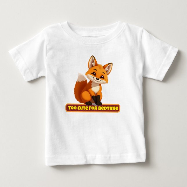T-shirt enfant chic Fox - "Trop mignonne pour le c (Devant)