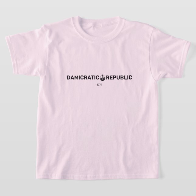 T-shirt enfant damicratique (Poser)