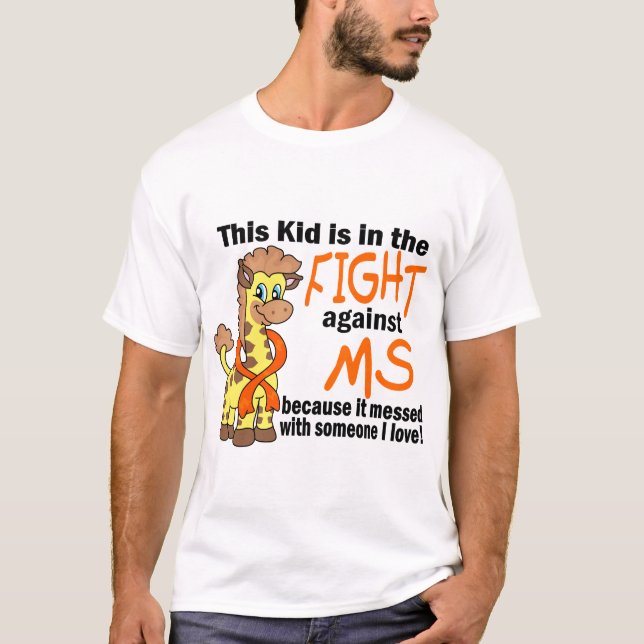 T-shirt Enfant dans le combat contre la sclérose en (Devant)