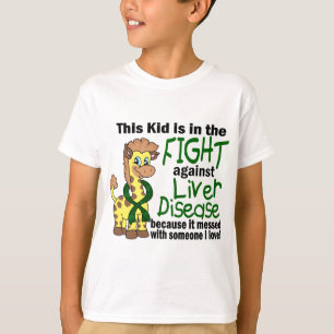 T-shirt Enfant dans le combat contre l'affection hépatiqu
