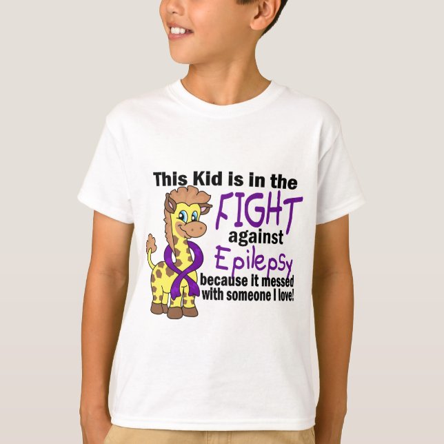 T-shirt Enfant dans le combat contre l'épilepsie (Devant)