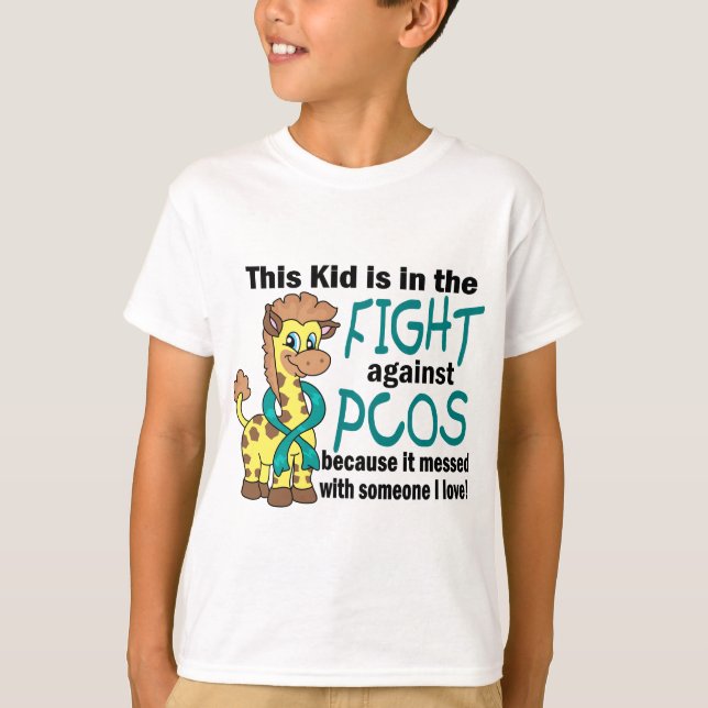 T-shirt Enfant dans le combat contre PCOS (Devant)