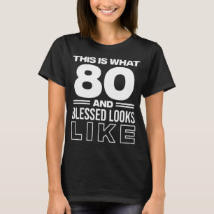 T-shirt Enfant de 80 ans Béni 80e anniversaire Escadron An