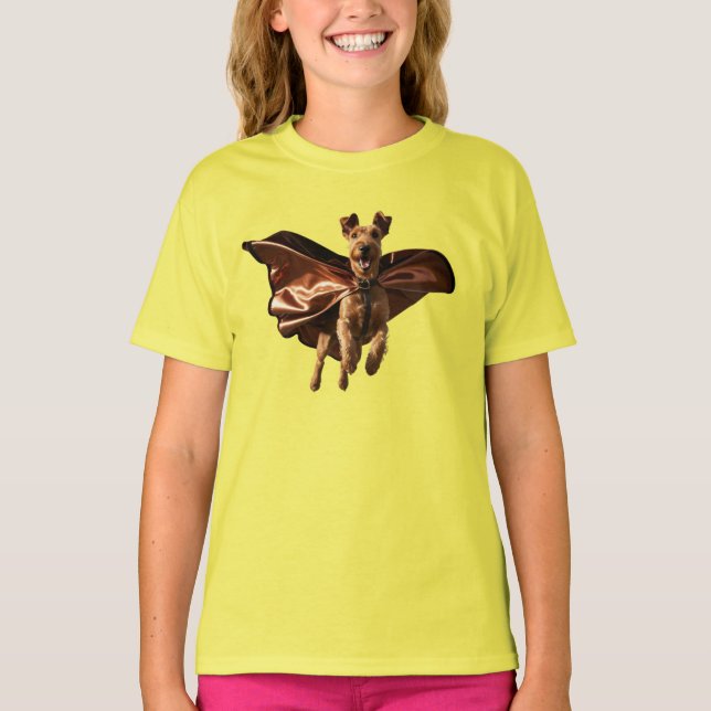T-shirt enfant de Airedale Superhero (Devant)