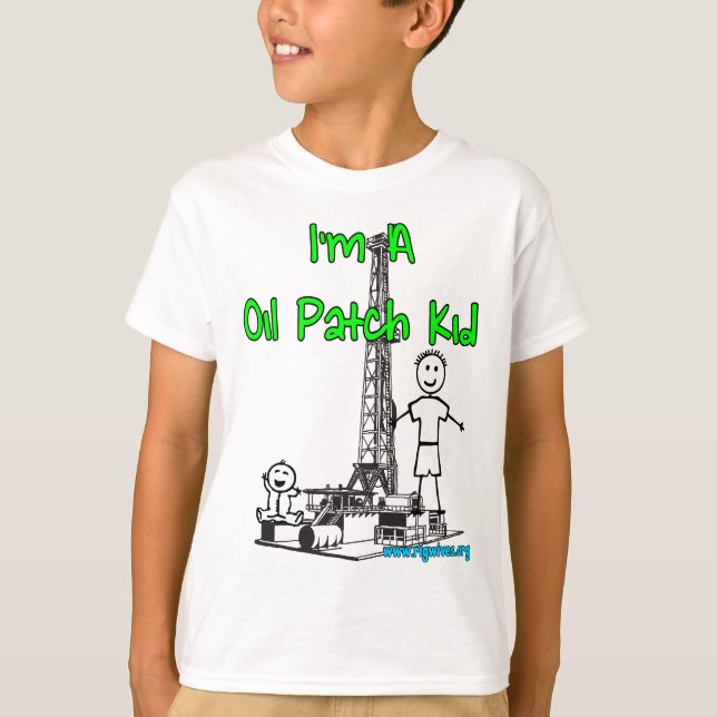 T-shirt Enfant de correction d'huile (Devant)