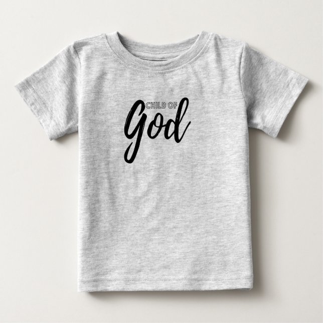 T-shirt Enfant de Dieu Bébé (Devant)