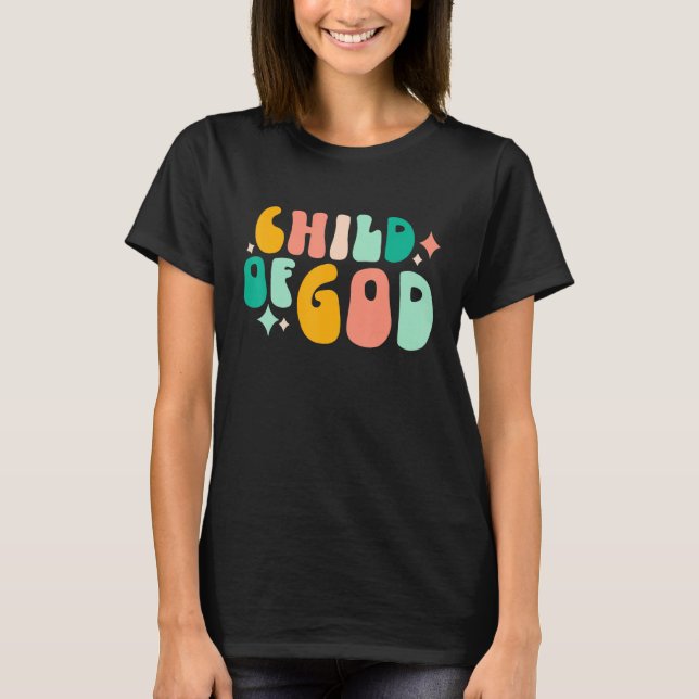 T-shirt Enfant De Dieu La Bible Religieuse Chrétienne Vers (Devant)