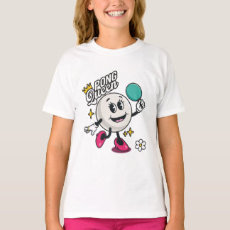 T-shirt enfant de la reine Pong