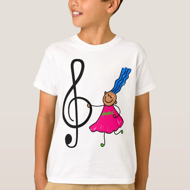 T-shirt Enfant de musique (Devant)