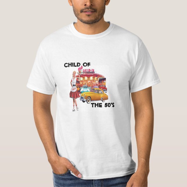 T-shirt Enfant Des Années 50 (Devant)